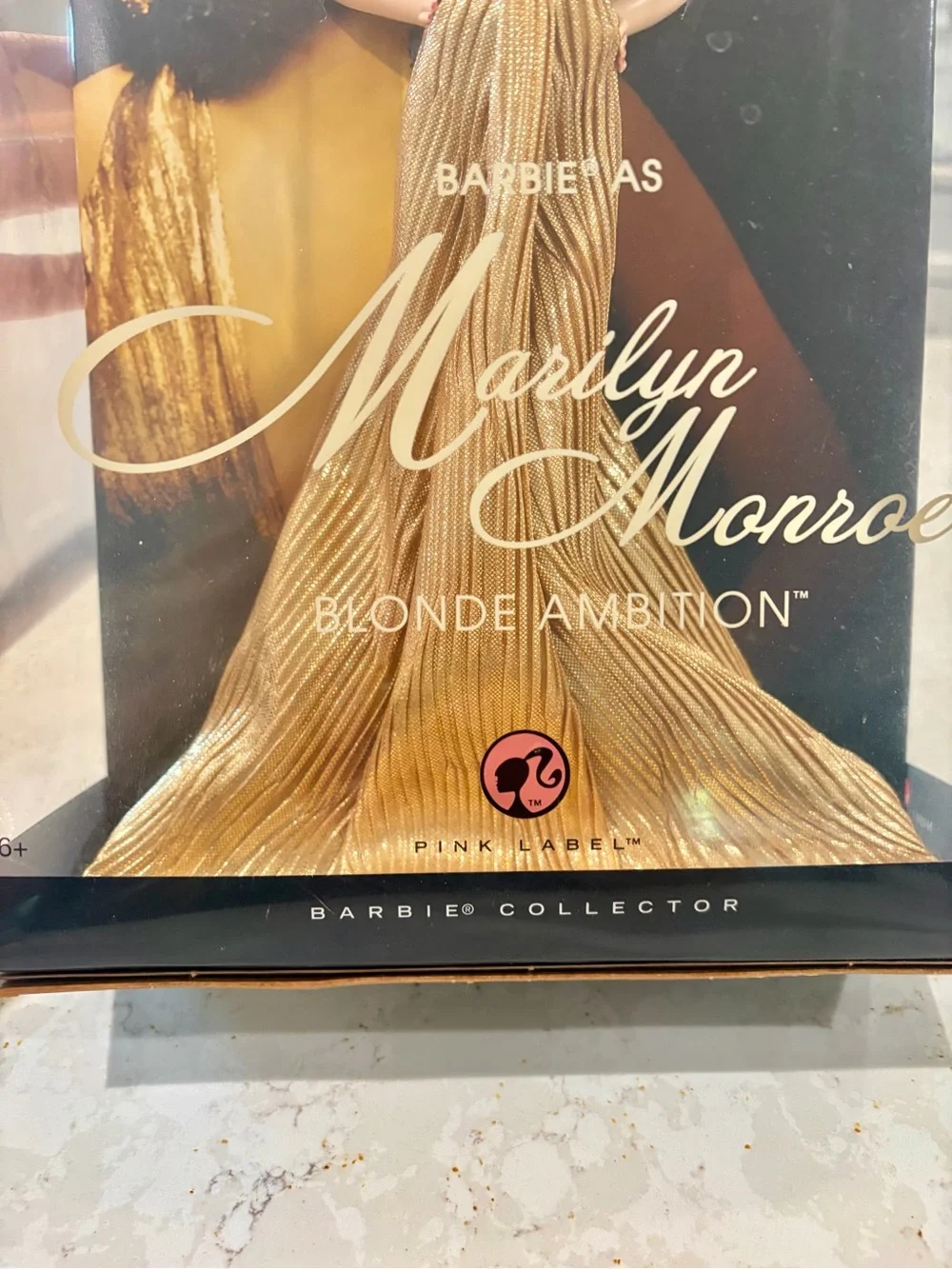 Barbie as Marilyn Monroe: Blonde Ambition Doll (2009 Pink Label) - NRFB New BX